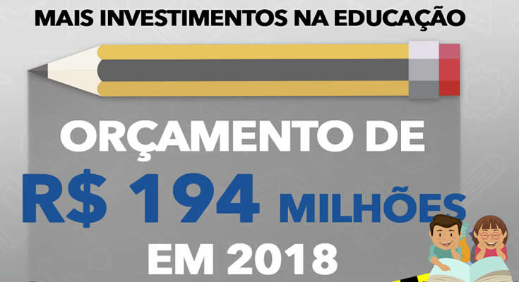  Gastos da Prefeitura em educação devem crescer 9,3% em 2018